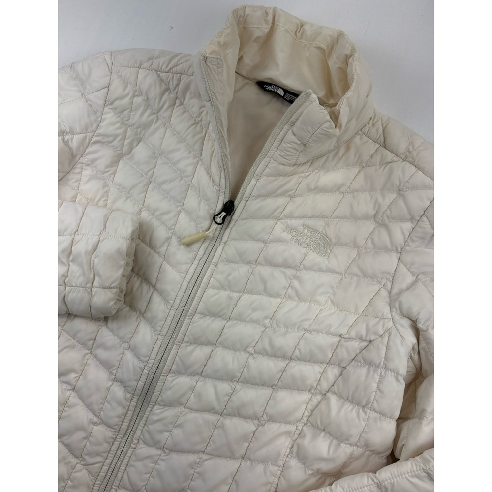 The North Face ThermoBall Eco Ivory Insulated Puffer Jacket Women's Size Small